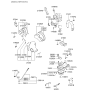 Diagram for 2006 Hyundai Santa Fe Timing Cover - 21370-39501