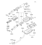 Diagram for 2002 Hyundai Santa Fe Exhaust Flange Gasket - 28764-26000