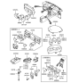 Diagram for 2019 Hyundai Elantra Door Jamb Switch - 93560-25100