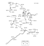 Diagram for 2002 Hyundai Santa Fe Brake Line - 58812-26251