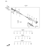 Diagram for 2000 Hyundai Santa Fe Axle Shaft - 49600-26200