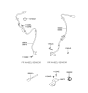 Diagram for 2002 Hyundai Santa Fe ABS Sensor - 95610-26010