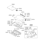 Diagram for 1998 Hyundai Sonata Cigarette Lighter - 95120-38100