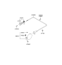 Diagram for Hyundai Santa Fe Fuel Door Release Cable - 81590-26000