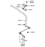 Diagram for 2000 Hyundai Santa Fe Sway Bar Link - 54840-26100