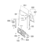 Diagram for 2006 Hyundai Santa Fe Window Motor - 98820-26200