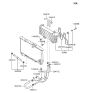 Diagram for 2006 Hyundai Santa Fe Oil Cooler Hose - 25420-26000