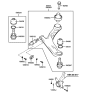 Diagram for 2001 Hyundai Santa Fe Control Arm - 54502-26000