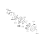 Diagram for Hyundai Santa Fe Steering Knuckle - 51715-26120