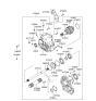 Diagram for 2003 Hyundai Santa Fe Oil Pan Baffle - 47395-39000