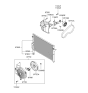 Diagram for Hyundai Santa Fe Cooling Fan Assembly - 97737-26000