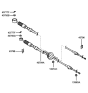 Diagram for 2006 Hyundai Santa Fe Shift Cable - 43794-26100