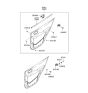 Diagram for 2004 Hyundai Santa Fe Weather Strip - 83241-26000