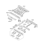 Diagram for 2005 Hyundai Santa Fe Floor Pan - 65521-26200