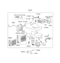 Diagram for 2004 Hyundai Tucson Blower Motor Resistor - 97035-3D000