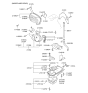 Diagram for Hyundai Santa Fe Timing Cover - 21330-38014