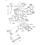 Diagram for 1995 Hyundai Elantra Control Arm Bolt - 11241-10251