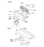 Diagram for 2005 Hyundai Sonata Emblem - 86353-26000