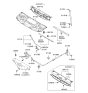 Diagram for 2004 Hyundai Santa Fe Lift Support - 81161-26001