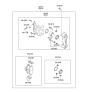 Diagram for 2002 Hyundai Santa Fe Brake Caliper - 58180-26A01