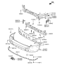 Diagram for 2006 Hyundai Santa Fe Fog Light - 92405-26050