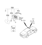 Diagram for 2014 Hyundai Equus Car Mirror - 87620-3N620