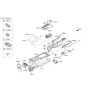 Diagram for Hyundai Equus Armrest - 84660-3N810-TU