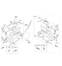 Diagram for Hyundai Equus Power Window Switch - 93575-3N050-4X