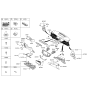 Diagram for 2014 Hyundai Equus Hazard Warning Switch - 93790-3N850-4X