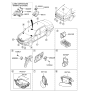 Diagram for 2015 Hyundai Equus Air Bag Sensor - 95920-3N100