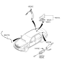 Diagram for 2014 Hyundai Equus Antenna - 96210-3N030-AF