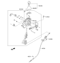 Diagram for 2015 Hyundai Equus Automatic Transmission Shift Levers - 46700-3N500