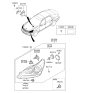 Diagram for Hyundai Equus Light Control Module - 92170-3N500