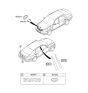 Diagram for 2011 Hyundai Equus Door Moldings - 86363-3N000