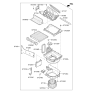 Diagram for 2015 Hyundai Equus Blower Motor - 97113-3X000