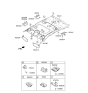 Diagram for 2015 Hyundai Equus Car Mirror - 85381-3N250-TX