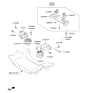 Diagram for 2015 Hyundai Equus Engine Mount Torque Strut - 21830-3M451