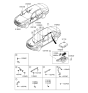 Diagram for Hyundai Equus Battery Cable - 91853-3N010