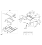 Diagram for 2014 Hyundai Genesis Sunroof - 81610-3M001