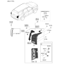 Diagram for 2020 Hyundai Palisade Light Socket - 92491-S8010