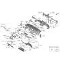 Diagram for 2021 Hyundai Palisade Steering Column Cover - 84850-S8000-NNB