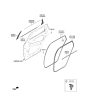 Diagram for Hyundai Palisade Door Seal - 83220-S8000