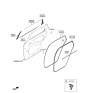 Diagram for 2021 Hyundai Palisade Door Seal - 83220-S8000