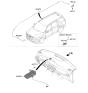 Diagram for Hyundai Palisade Antenna - 96210-S8020-EB