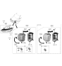 Diagram for Hyundai Palisade Fog Light Bulb - 18647-55007-K