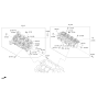 Diagram for 2021 Hyundai Palisade Cylinder Head - 22110-3L210