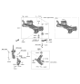 Diagram for 2019 Hyundai Tucson Crossmember Bushing - 62486-S1000