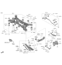 Diagram for 2021 Hyundai Santa Fe Hybrid Coil Spring Insulator - 55333-S1000