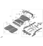 Diagram for 2022 Hyundai Palisade Floor Pan - 65513-S8000