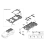 Diagram for 2021 Hyundai Palisade Sun Visor - 85210-S8580-MRS